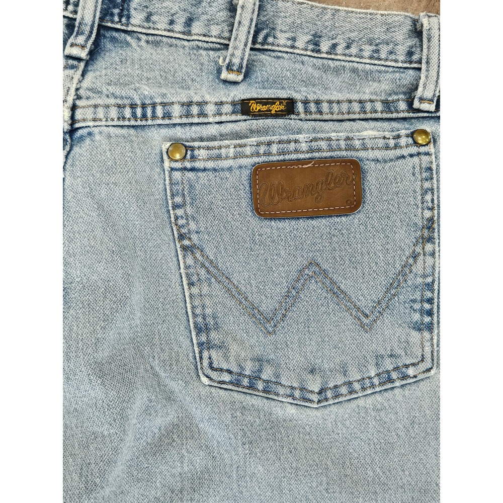 VTG Y2K DISTRESSED Wrangler 47MWZ Premium Performance Cowboy Cut Light 36x30 - Picture 7 of 8